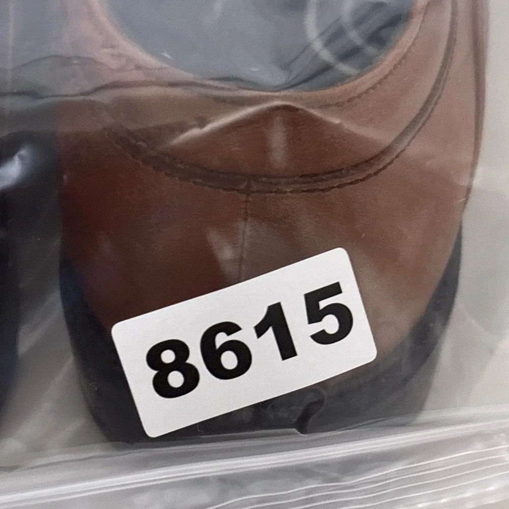 Nunn Bush Oxford Shoes 10.5 M Brown Cap Toe Leather Comfort Gel Dress Classic